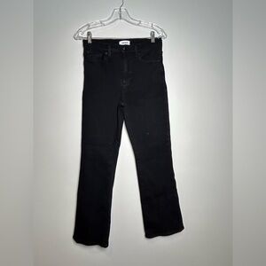 Pistola Black bootcutJeans size 27 high rise stretch denim slim flare